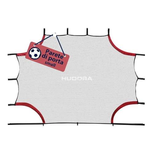 Hudora Parete Per Goal Small - Rete Da Goal Versatile Con 4 Fori Bersaglio Rinforzati - Robusta Con Chiusura Velcro Per Più Opzioni Di Gioco - Parete 