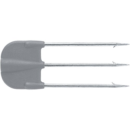 Salvimar Jet 3 Mustad, Fiocina Unisex Adulto, Grigia, 3 Punte