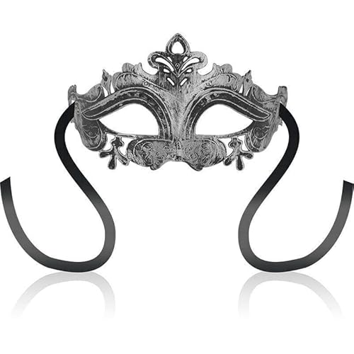 Ohmama Masks Antifaz Estilo Veneciano - Silver