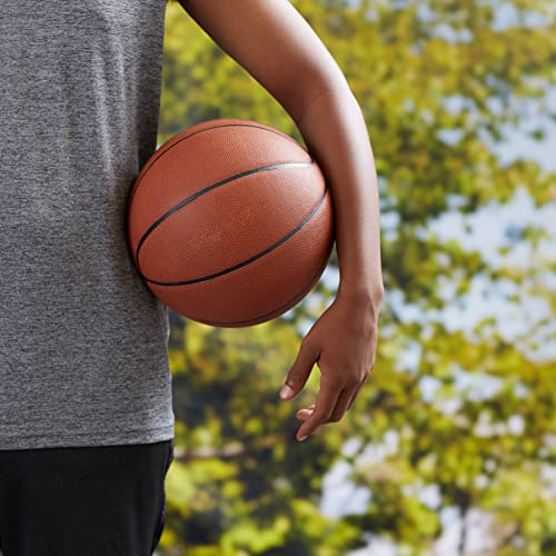 Amazon Basics - Palla Da Basket In Pu Composita, Dimensioni Ufficiali, Marrone