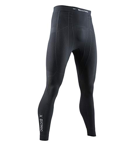 X-Bionic Moto Energizer 4.0 Pants, Uomo, Charcoal/Pearl Grey, L
