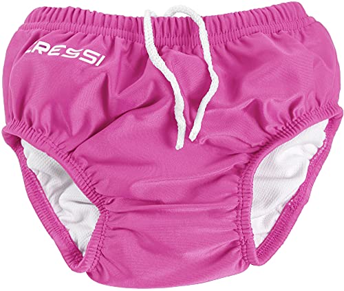 Cressi Babaloo Pannolino, Pannolino Bambino Neonato Morbido Da Nuoto Riutilizzabile Qualità Dal 1946, Solid Pink