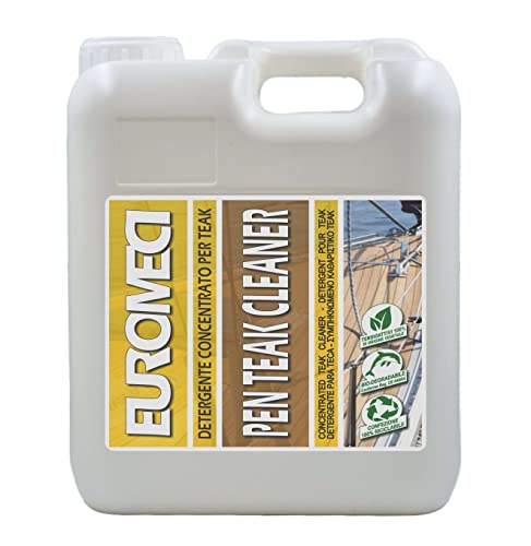 Euromeci Pen Teak Cleaner, Detergente Per Teak, 5.000 Ml