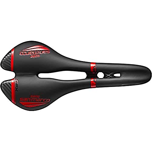 Selle San Marco - Sella Aspide Open-Fit Carbon Fx Narrow, 27.7 X 13.2 X 4 Cm