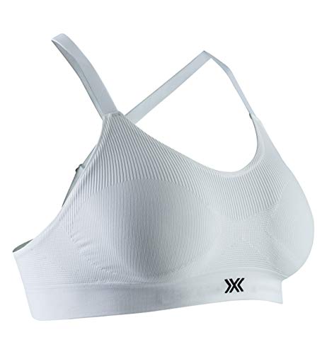 X Bionic X-Bionic Energizer 4.0 Sports Bra Reggiseno Sportivo Donna Training Fitness, Donna, Arctic White, Xl