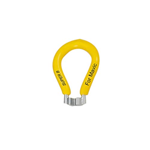 Super-B 4712765145624, Spoke Wrench Mavic 5,65Mm Yellow Unisex Adulto, Nero, Unica