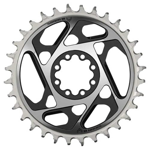 Sram T-Type, Corona Dentata Unisex Adulto, Nero, 38 Denti