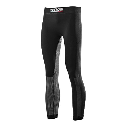 Six2 Leggins Windshell Underwear Black Carbon Unisex Adulto