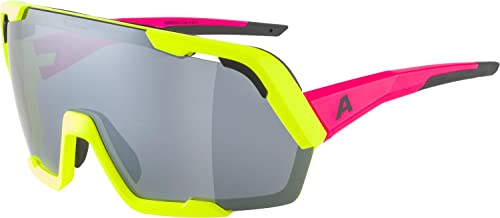 Alpina Rocket Bold, Sunglasses Unisex Adulto, Neon-Pink Yellow Matt, Taglia Unica