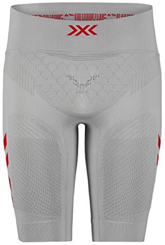 X-Bionic Twyce 4.0 Run Shorts Men, Uomo, Dolomite Grey/Sunset Orange, S