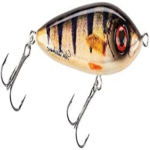 Abu Garcia Svartzonker Mcsnack, Esca Artificiale Unisex-Adulti, Persico Reale, 90 Mm