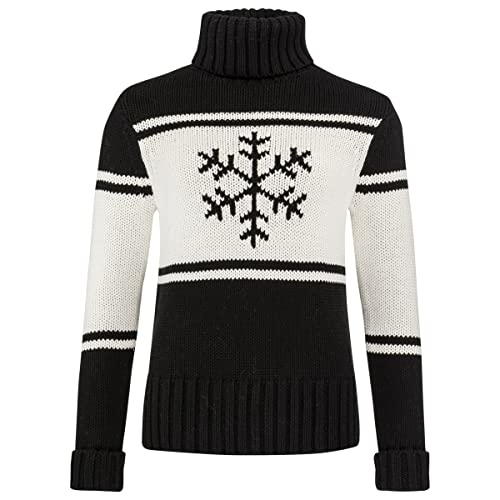 Head Rebels Coco Pullover Donna Pullover, Nero/Bianco, S