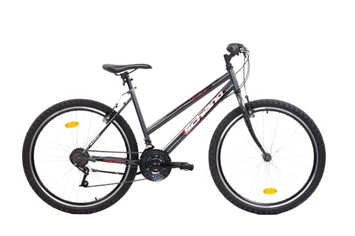 F.Lli Schiano Ghost Bici Mtb 26'', Donna, Antracite Rosso