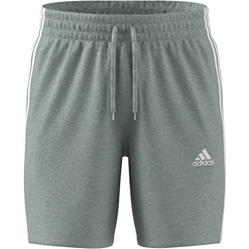 Adidas Ic9380 M 3S Sj 7 Sho Pantaloncini Uomo Medium Grey Heather/White Taglia S