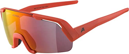 Alpina Rocket Youth, Sunglasses Unisex Adulto, Pumkin-Orange Matt, Taglia Unica