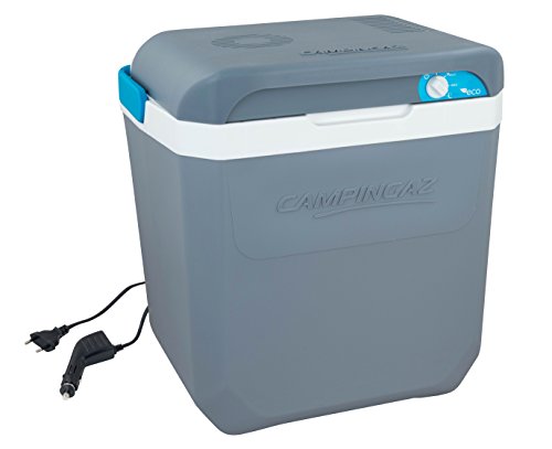 Campingaz Powerbox Plus 28L, Elettrico, Connessione 12V, Spazio Per 8 Bottiglie Da 1,5 L, Frigobar Elettrico, Thermobox Per Auto E Campeggio, Con Moni