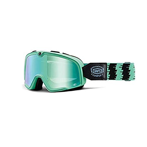 100% Maschera Barstow Ornamental Conifer - Lente A Specchio Verde, Multicolore, Taglia Unica
