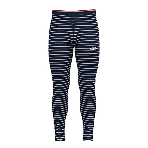 Odlo Uomo Pantaloni Lunghi Funzionali Con Stampa A Righe Active Warm Originals Eco