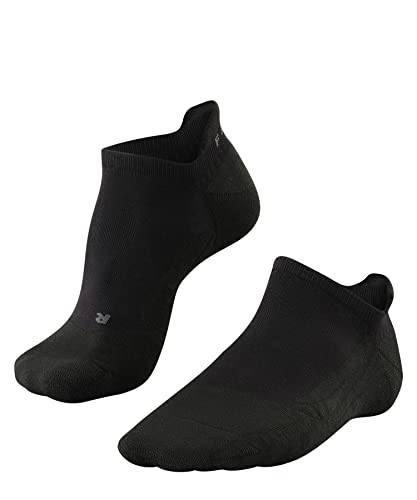 Falke Go2 Invisible M In Cotone Filo Funzionale Antivesciche 1 Paio, Calzini Da Golf Uomo, Nero (Black 3000), 42-43