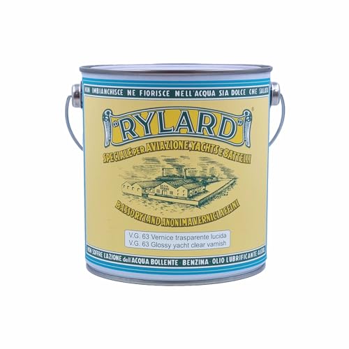 Rylard Vg 63 Vernice Trasparente Oleofenolica Per Legno, Lucida, Lattina Da 2.500 Ml.