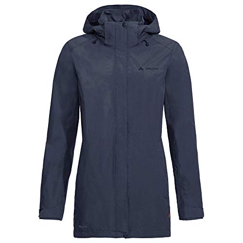 Vaude Skomer Ii Regenjacke, Giacca Impermeabile Da Donna, Eclipse Tinta Unita, 48