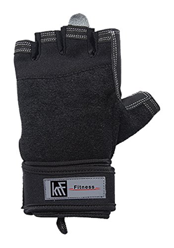 Krf Feel The Enemy Pasadena New Guanto Pesi E Fitness, Unisex Adulto, Unisex Adulto, Pasadena New, Nero, Xl