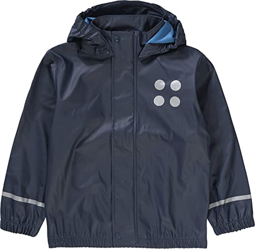 Lego Wear Lego Jonathan 101 Giacca Impermeabile, Bambino, Dark Navy, 128