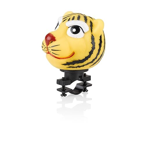 Xlc Hupe-2500720000, Campana Unisex -Adulto, Giallo/Nero, 5.5X5.5X4Cm