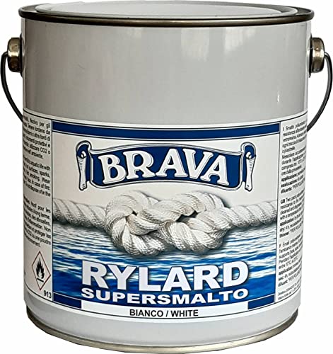Brava Rylard Supersmalto Per Nautica, Bianco, 2500 Ml