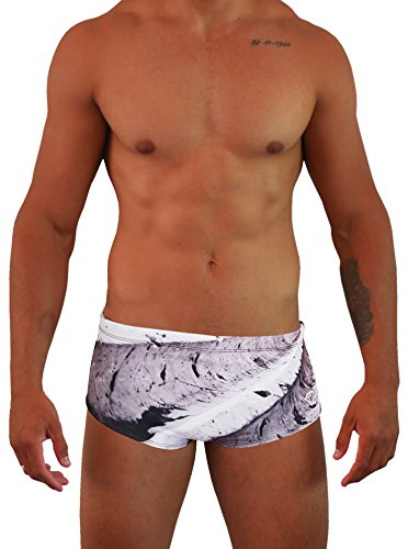 Project Contraband Ot11Br Costume Da Bano, Uomo, Uomo, Apolo, Bianco, S