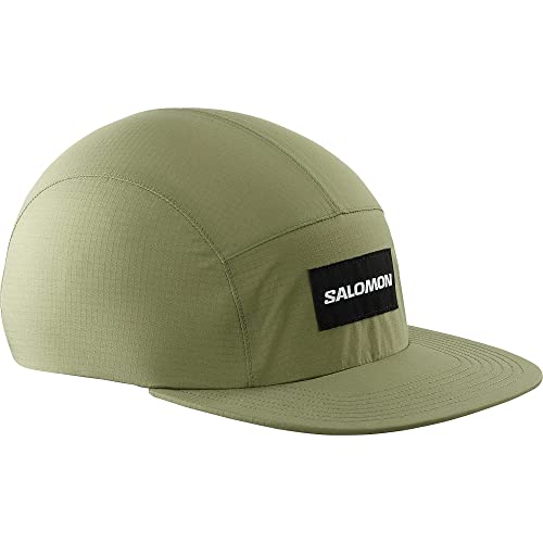 Salomon Bonatti, Cappellino Corsa Escursionismo Unisex A Cinque Pannelli Impermeabile, Protezione Impermeabile, Comfort Leggero, E Stile Fresco, Verde