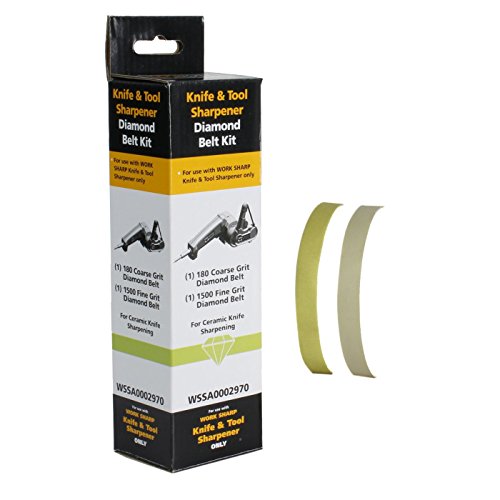 Kit Di Cinghie Diamantate Work Sharp – Wssa0002970 Kit Di Cinghie Per Affilatrice Di Coltelli E Utensili – Abrasivi Diamantati Di Alta Qualità Per L'A