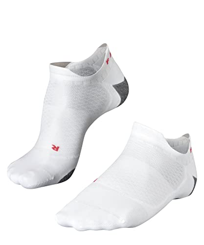 Falke Ru5 Race Invisible W In Filo Funzionale Antivesciche 1 Paio, Calzini Da Corsa Donna, Bianco (White-Mix 2020), 41-42