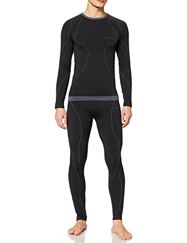 Hi-Tec Ibar, Underwear/Set. Uomo, Nero/Grigio, Xl