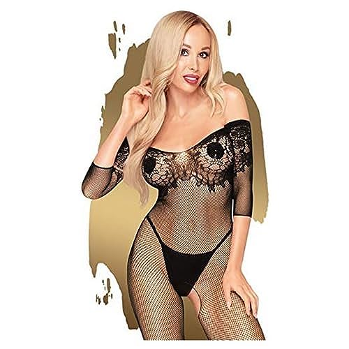 Penthouse, Bodystocking Ouvert, Bodystocking, Diverse Taglie, Lingerie, High Profile', Nero, Taglia: Xl