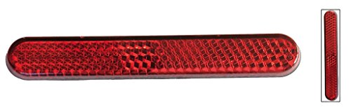 Busch & Müller Uni 2026516600 Heck Catadiottro, Rosso, 11 X 2 Cm Unisex Adulto, Rot, 11 X 2 X 2 Cm