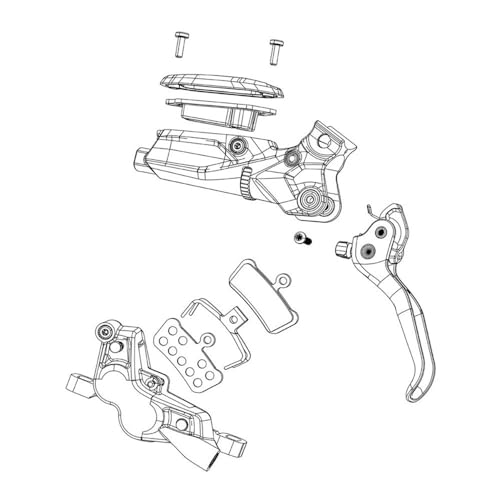 Sram, Caliper Assy Noncps Glb G2 Ult Unisex Adulto, Nero, Unica