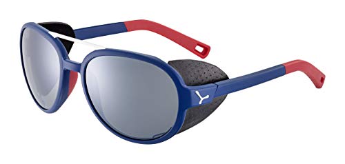 Cébé Summit, Occhiali Da Sole Unisex Adulto, Matt Navy Red White, Medium