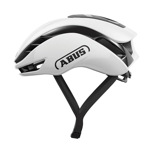 Abus, Casco Per Bici Da Corsa Abus Gamechanger 2.0, Casco Aerodinamico Ad Alte Prestazioni Con Ventilazione Ottimizzata, Unisex, Taglia L, Bianco