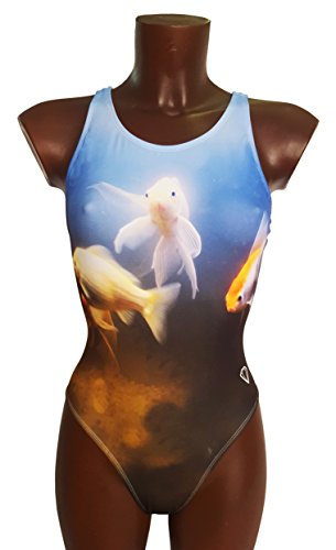 Project Contraband Fish Pond Costume Da Bano, Donna, Donna, Pond, Fish Pond, Blu, Xs