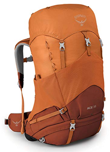 Osprey Ace 38, Zaino Da Hiking Unisex Per Ragazzi, Orange Sunset O/S