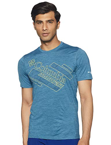 Columbia Trinity Trail 2.0 Graphic T-Shirt, Maglietta Da Uomo, Deep Lagoon, S