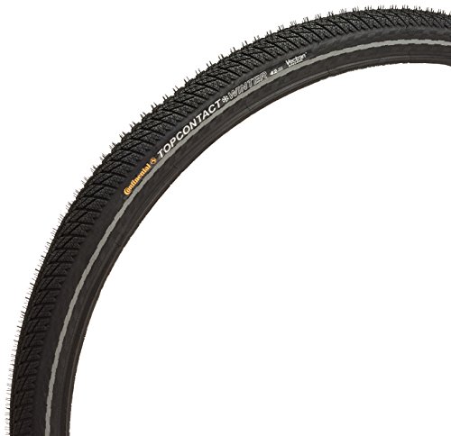 Continental Top Contact Winter Ii Premium, Bicycle Tire Unisex-Adult, Black, 28", 700 X 42C (40C), 28 X 1.60