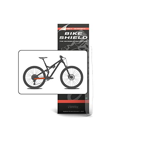 Bike Shield Chainstay, Kit Scudo Unisex-Adulto, Trasparente, Taglia Unica