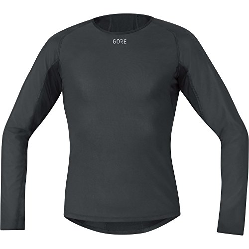 Gorewear M Donna Gore Windstopper Base Layer Thermo Maglia Manica Lunga, Nero, 36