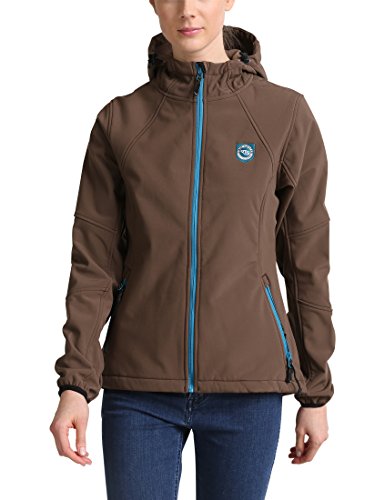 Rts Martha, Giacca Softshell Donna, Dark Taupe / Turchese, S