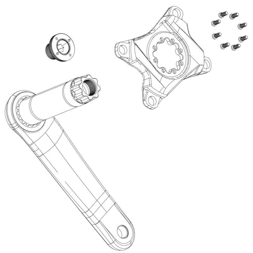 Sram Crank Cap-2287005516, Cappellino Unisex-Adulto, Nero, Taglia Unica