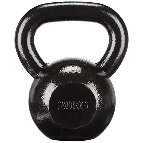 Amazon Basics - Kettlebell In Ghisa, 20 Kg, Nero