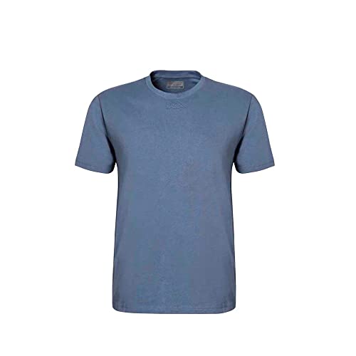 Kappa Edson Vita, T-Shirt Uomo, Blu, L