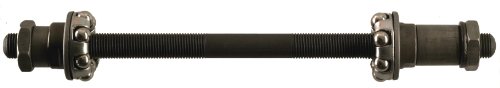 Point Achse 30011900 - Perno Ruota Posteriore Di Bicicletta, Diametro 9,5 Mm, Lunghezza 178 Mm, Colore: Nero